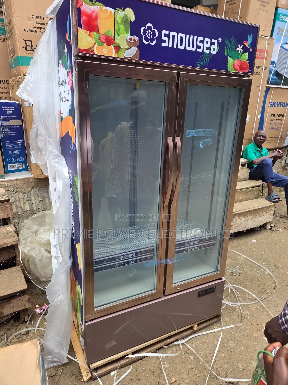 Snowsea Double-Door Freezer for Frozen Products