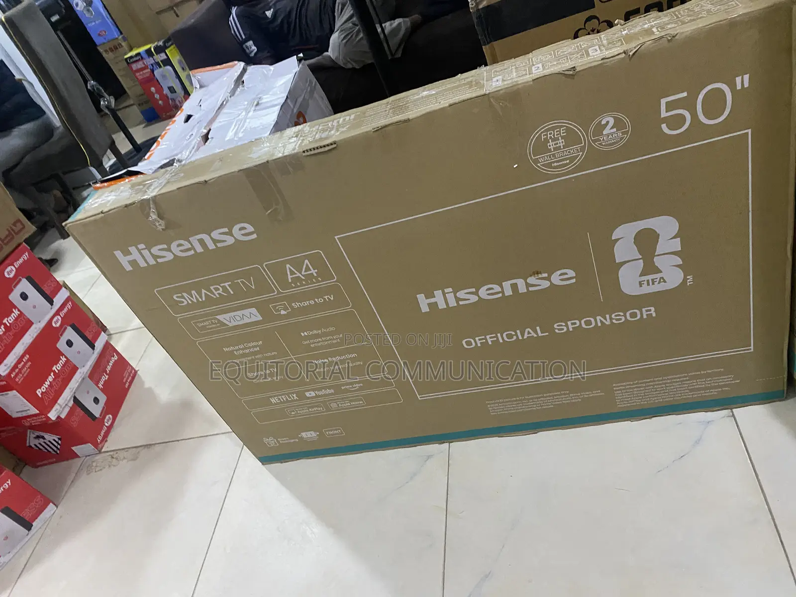 Hisense 50 Inch Smart TV With Modern Design