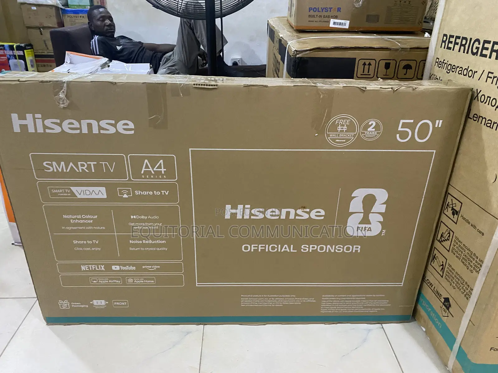 Hisense 50 Inch Smart TV With Modern Design