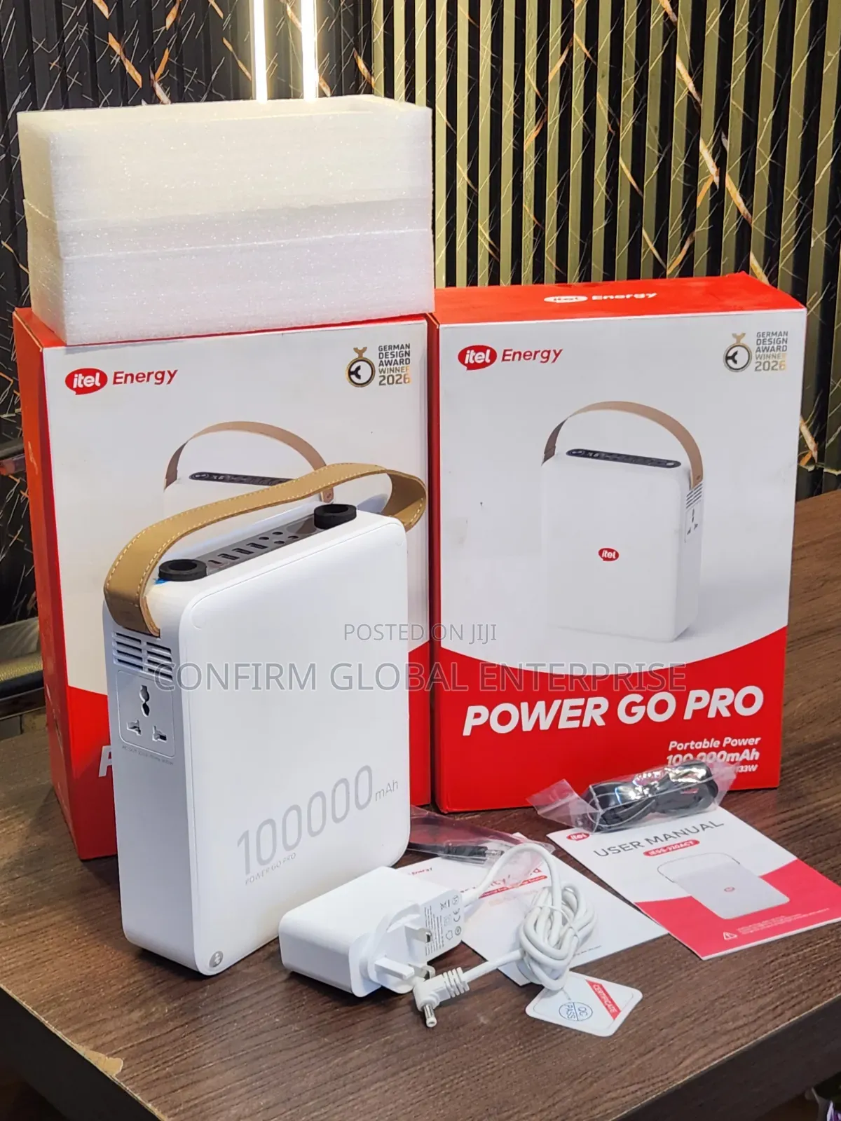 Po 100,000 Mah Itel Power Go Pro With 200w Output