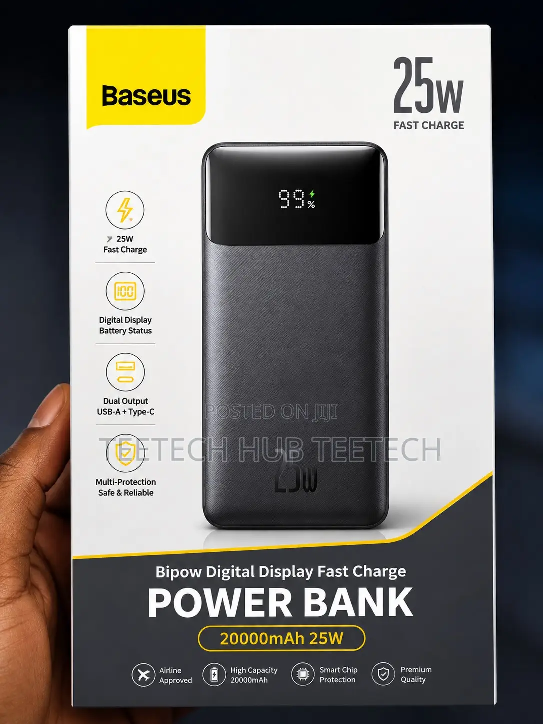 Bipow Digital Display Fast Charge Power Bank