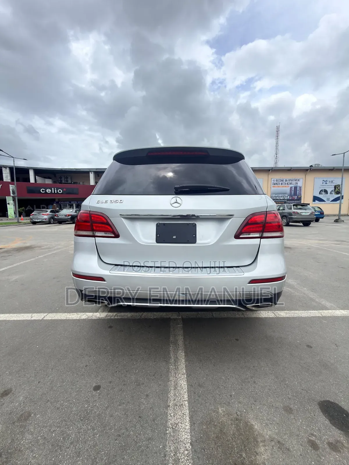 Mercedes-Benz GLE-Class GLE 350d 4MATIC 2017 Silver