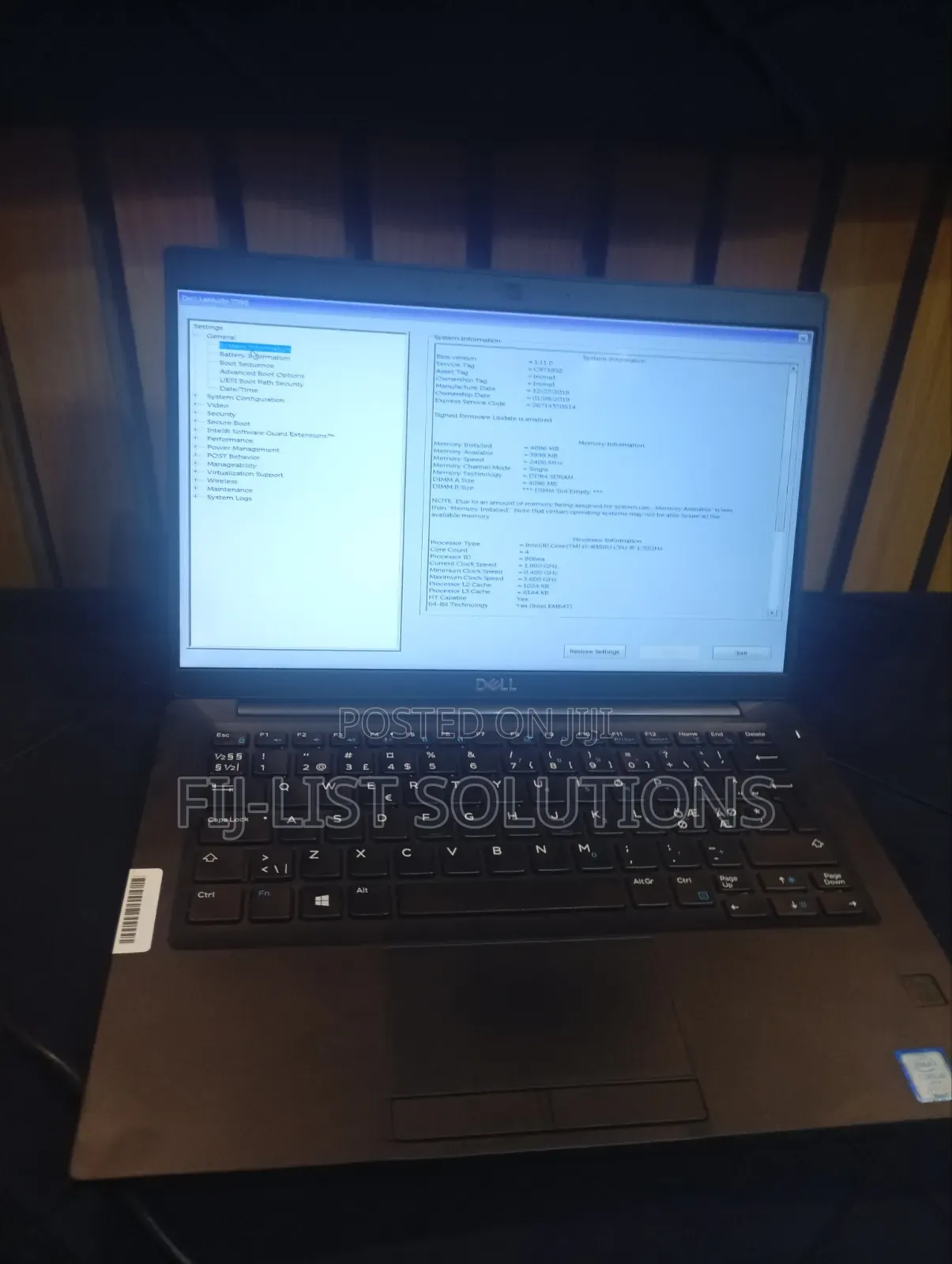 Laptop Dell Latitude 7390 8GB Intel Core i5 SSD 256GB