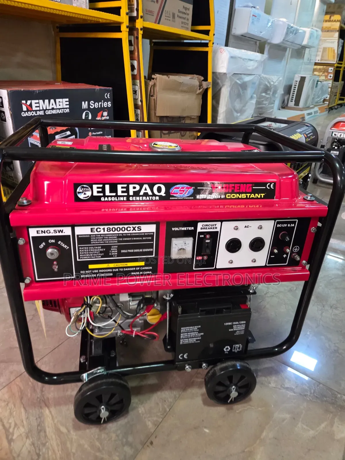 Original 8kVA Elepaq Petrol Generator – Copper Coil