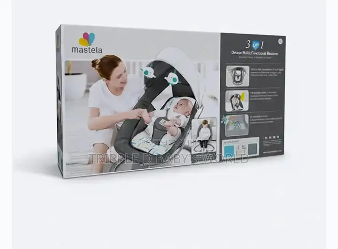 Mastela 3- In-1 Deluxe Multifunctional Bassinet /Swing