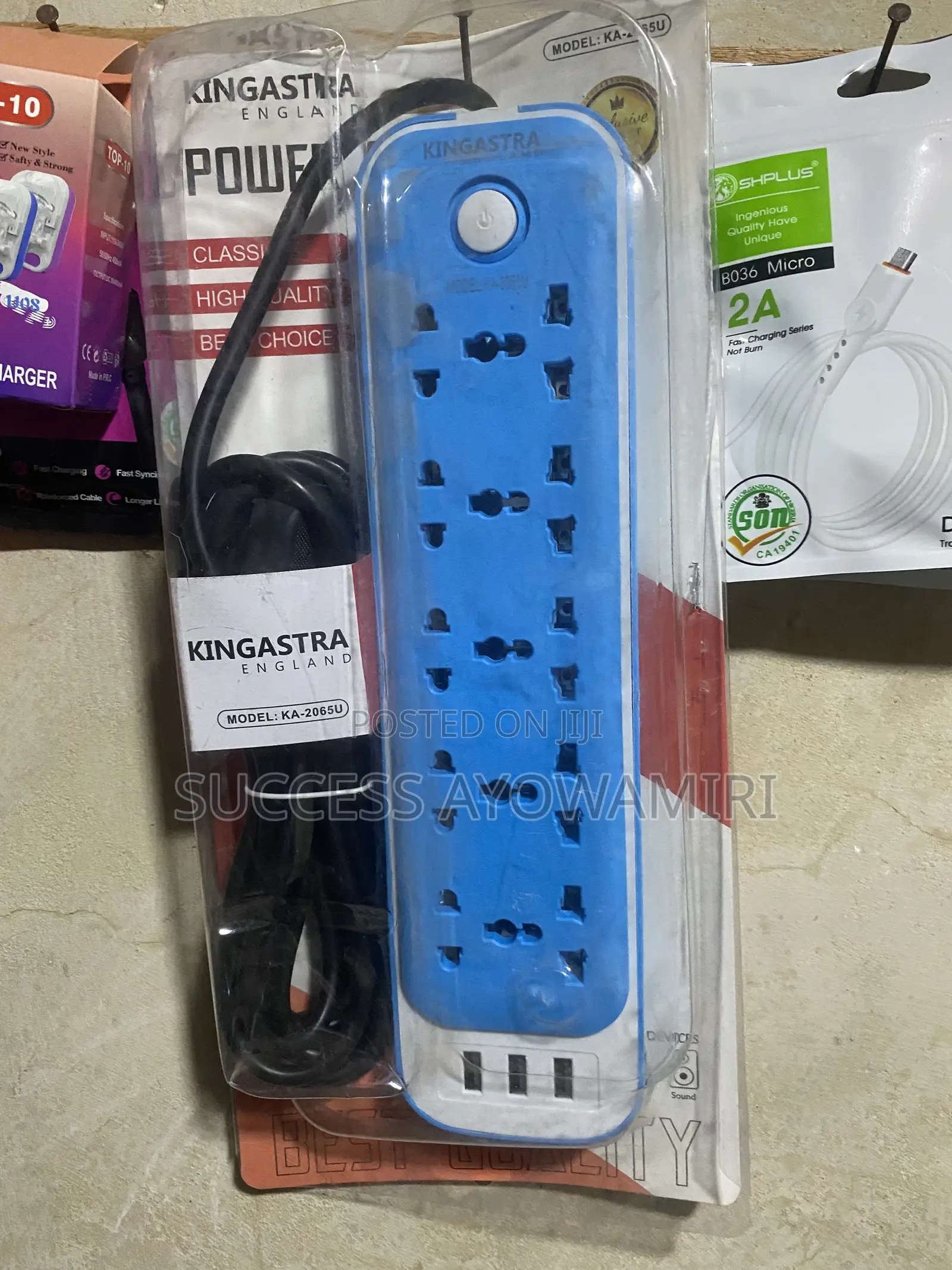 Kingastra 5-Way Power Extension Socket – Brand New