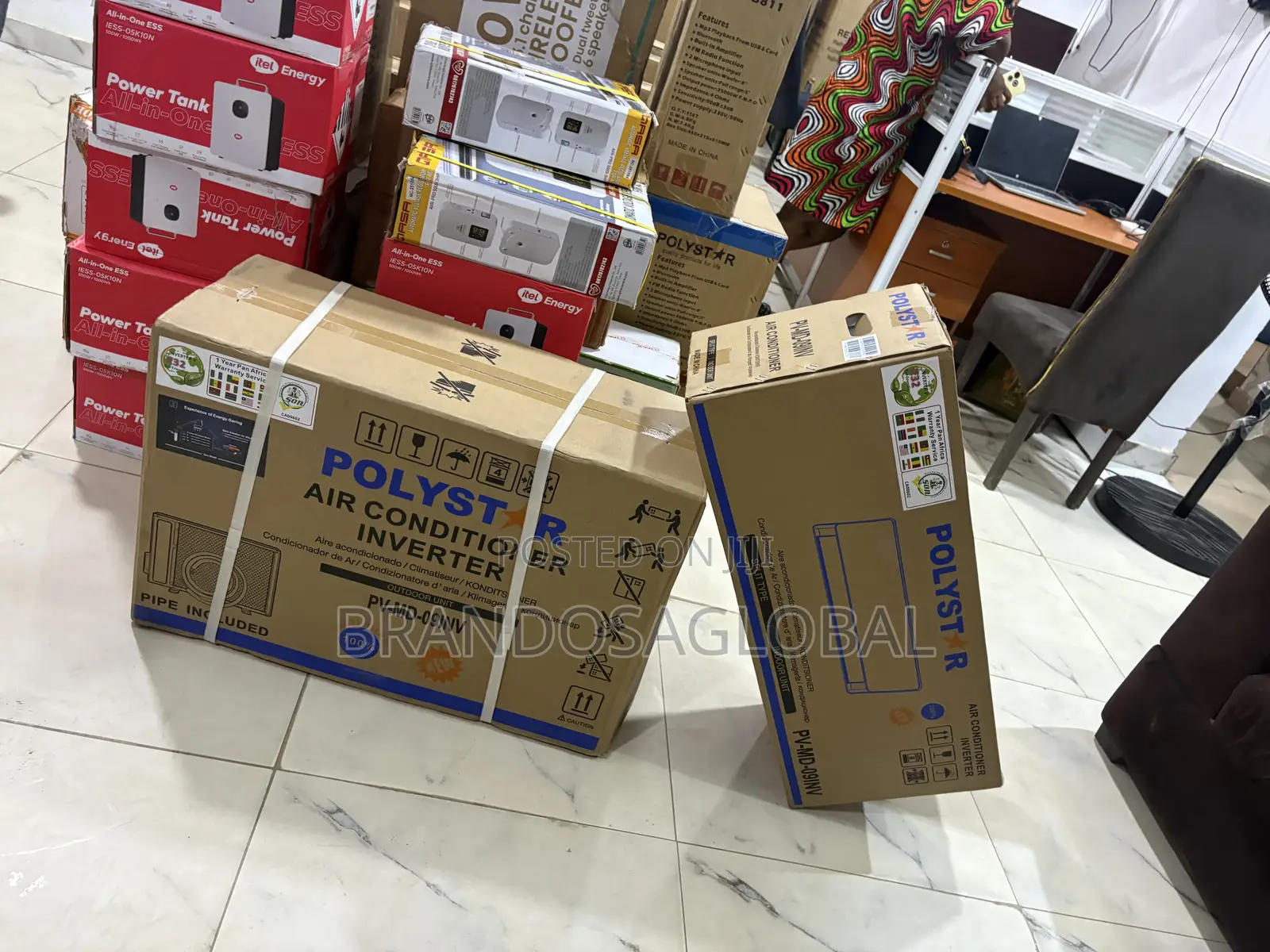 Polystar 1HP Inverter Room AC