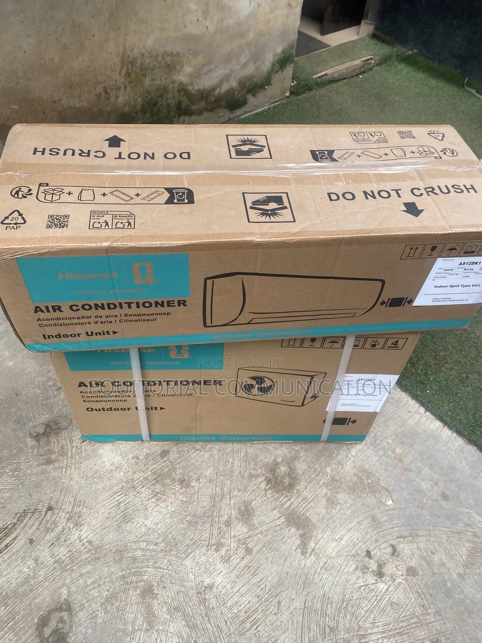Hisense 1.5HP Split AC AS12DK1 R410A Cooling System