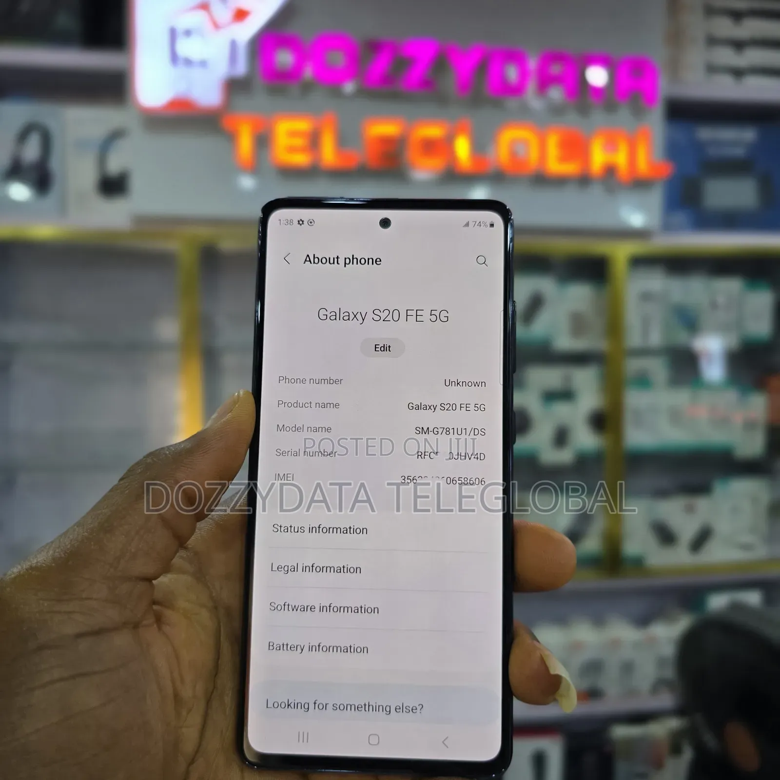 Samsung Galaxy S20 FE 5G 128 GB Blue