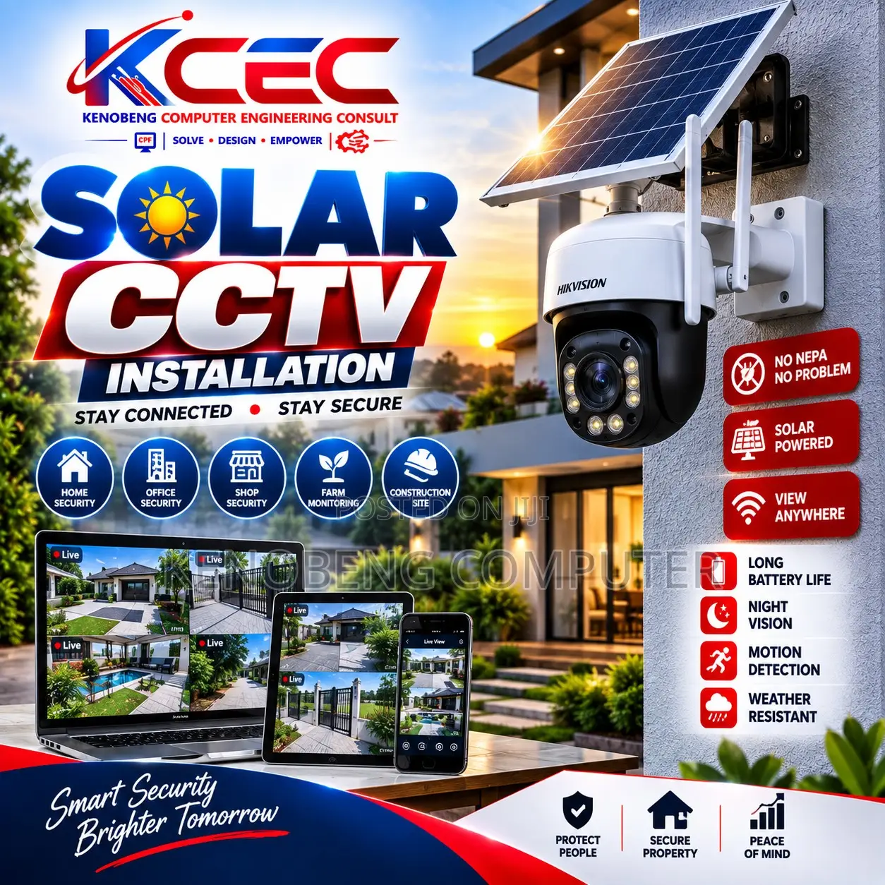 Quality and Affordable Solar CCTV Installation