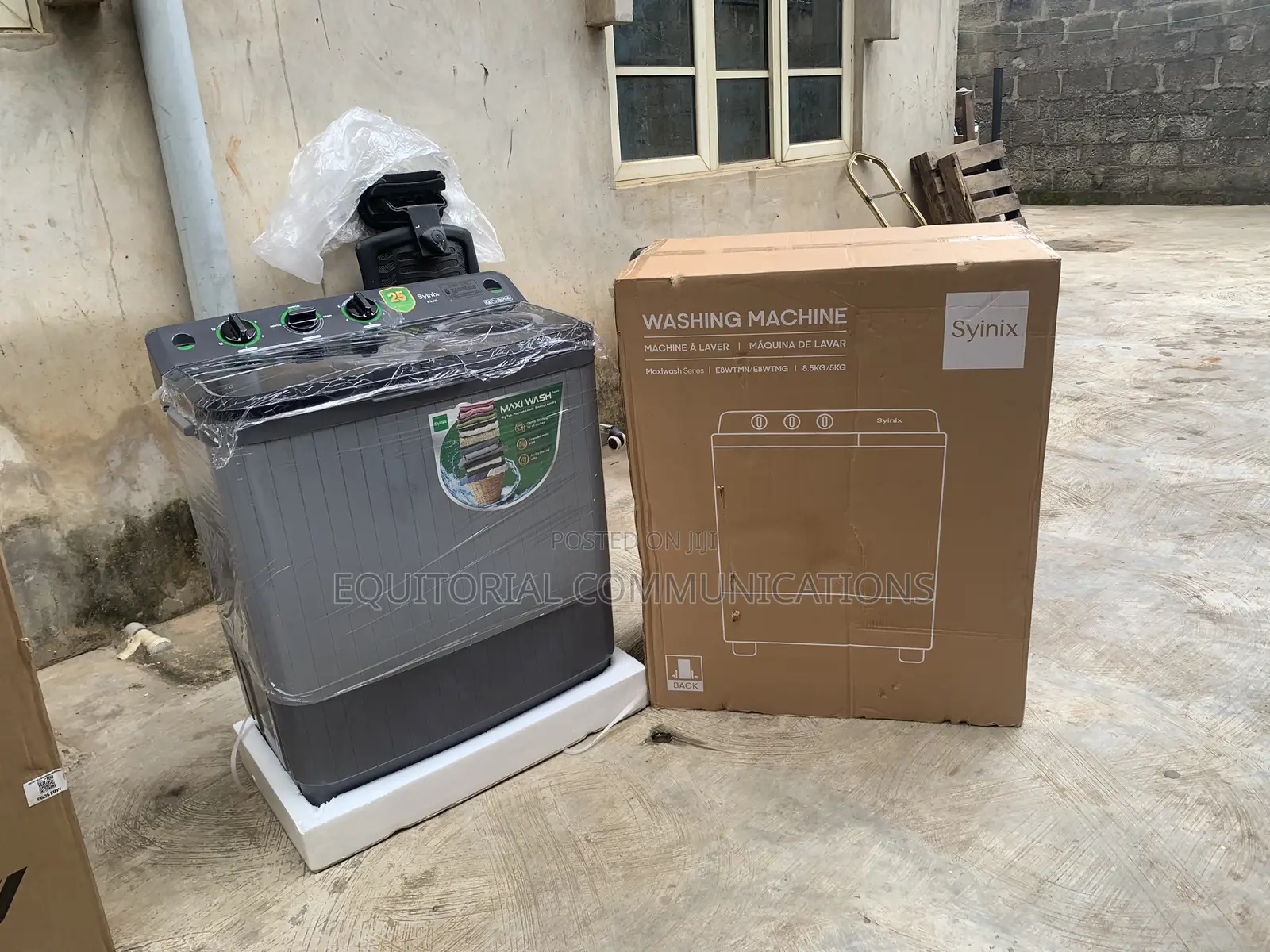 Syinix E8WTMN 8.5KG Twin Tub Laundry Pro