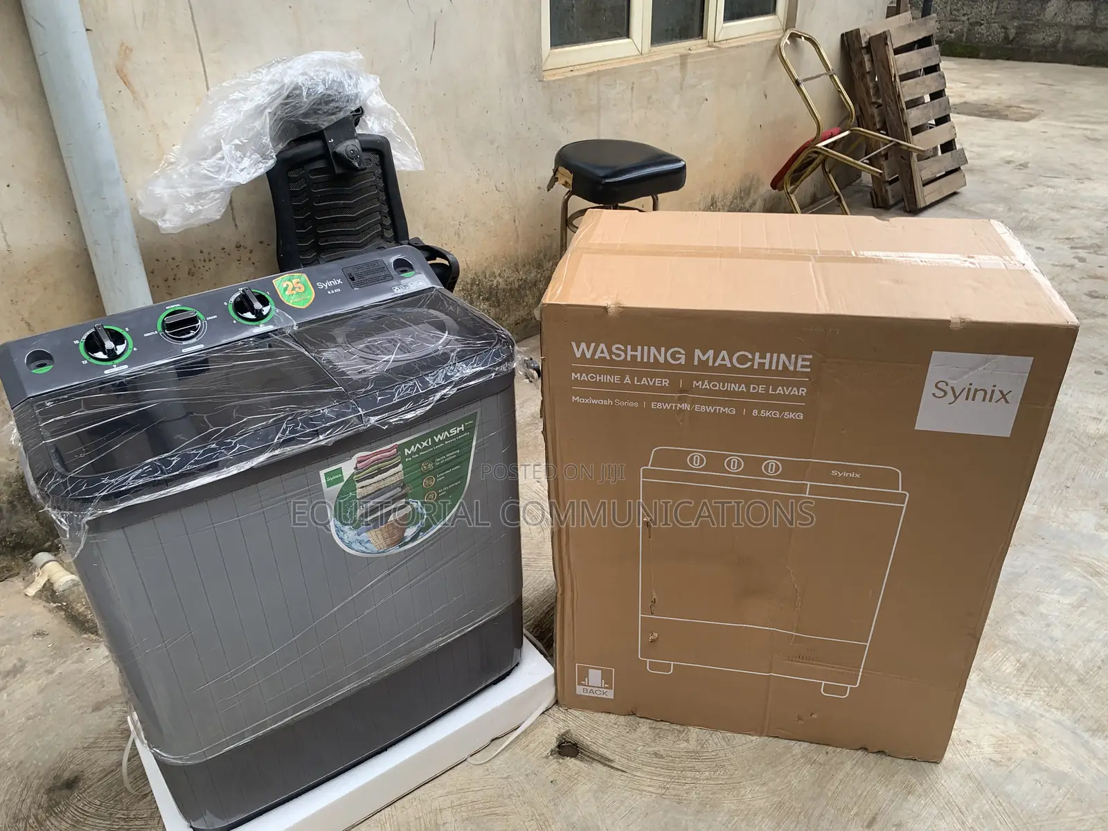 Syinix E8WTMN 8.5KG Twin Tub Laundry Pro