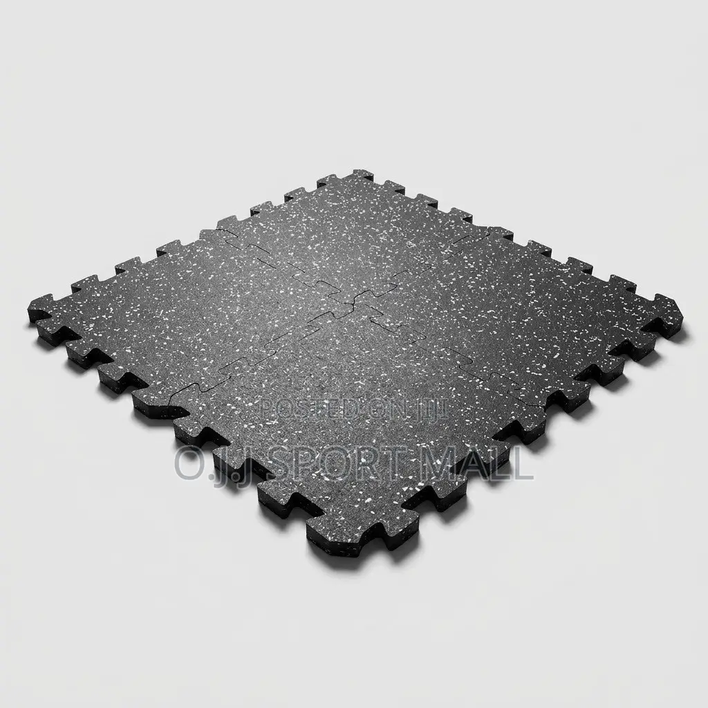15mm Interlocking Gym Floor Mat 1sqm