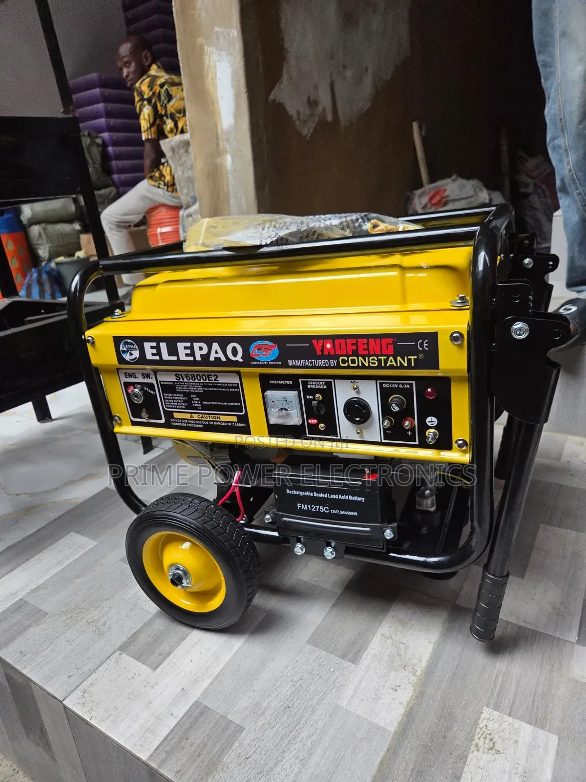 Elepaq 4.5kVA Manual Petrol Generator – 100% Copper Coil