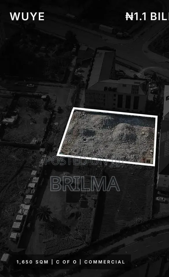 1650 SQM Commercial Land in Wuye for Sale