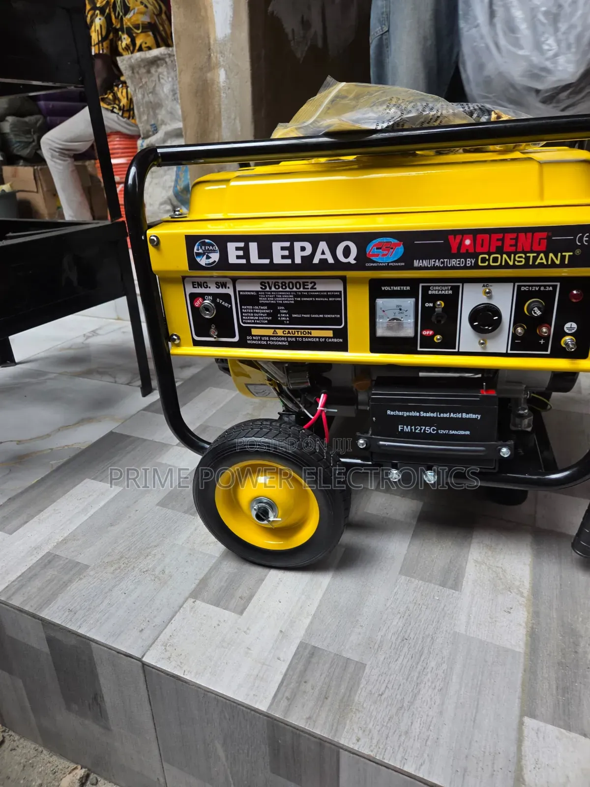 4.5kVA Elepaq Manual Generator With 100% Copper Coil
