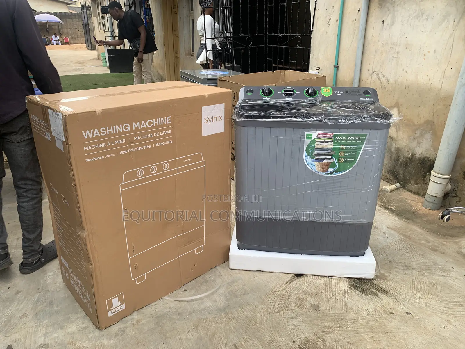 Syinix 8.5KG Twin Tub Laundry Assistant