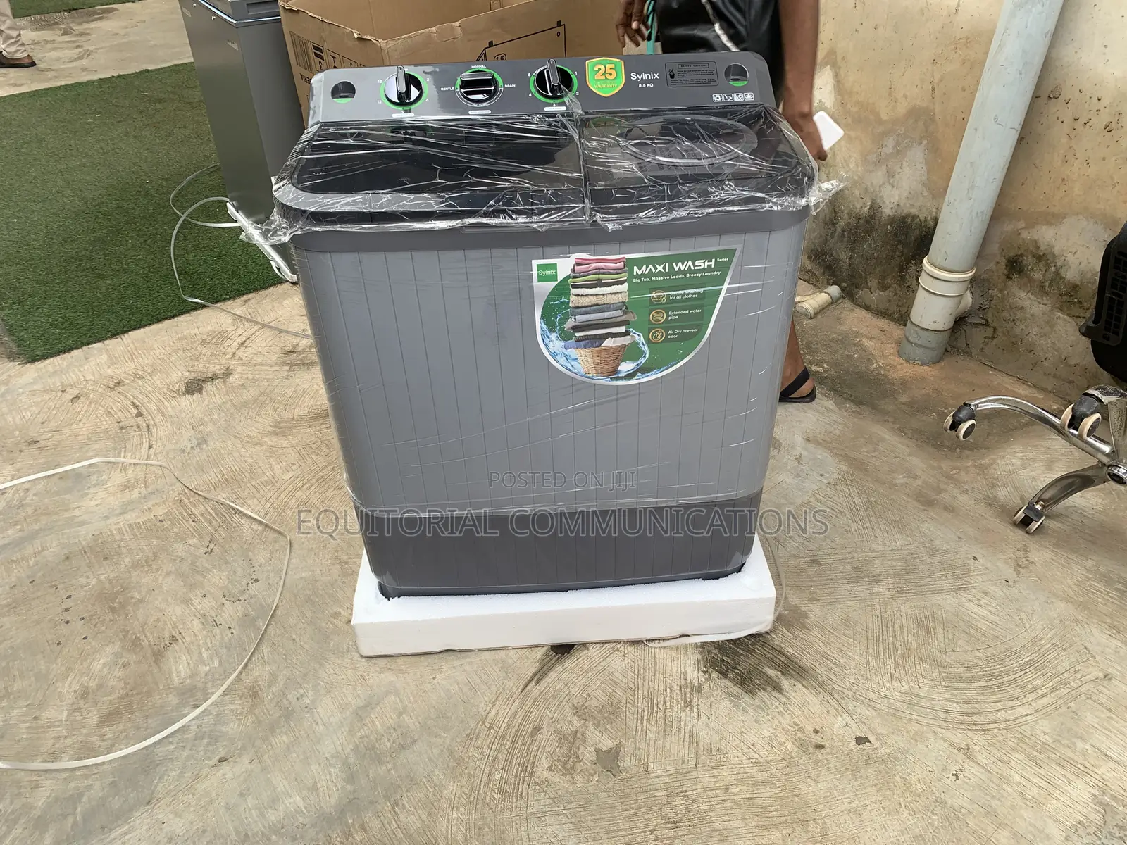 Syinix 8.5KG Twin Tub Manual Wash Partner