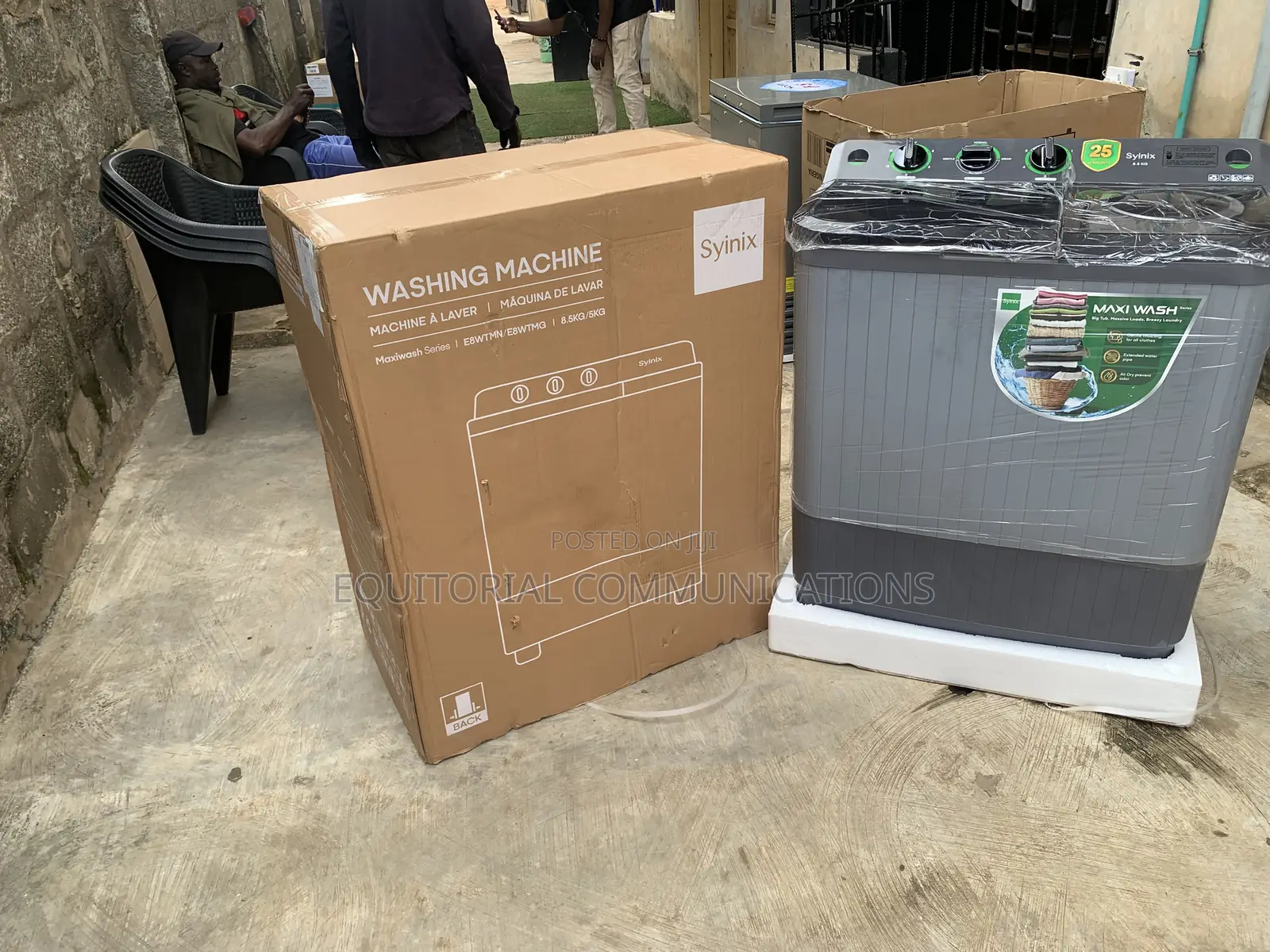 Syinix 8.5KG Twin Tub Manual Wash Partner