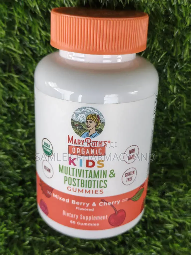 MARYRUTH'S Organic Kid's Multivitamin Gummies + USDA Postbiotics