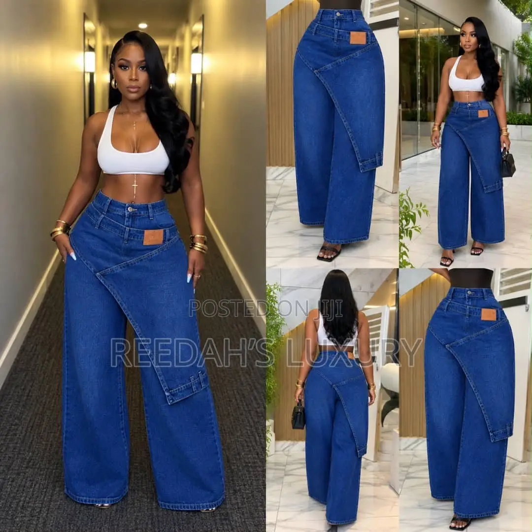Asymmetric Boyfriend Wrap Jean