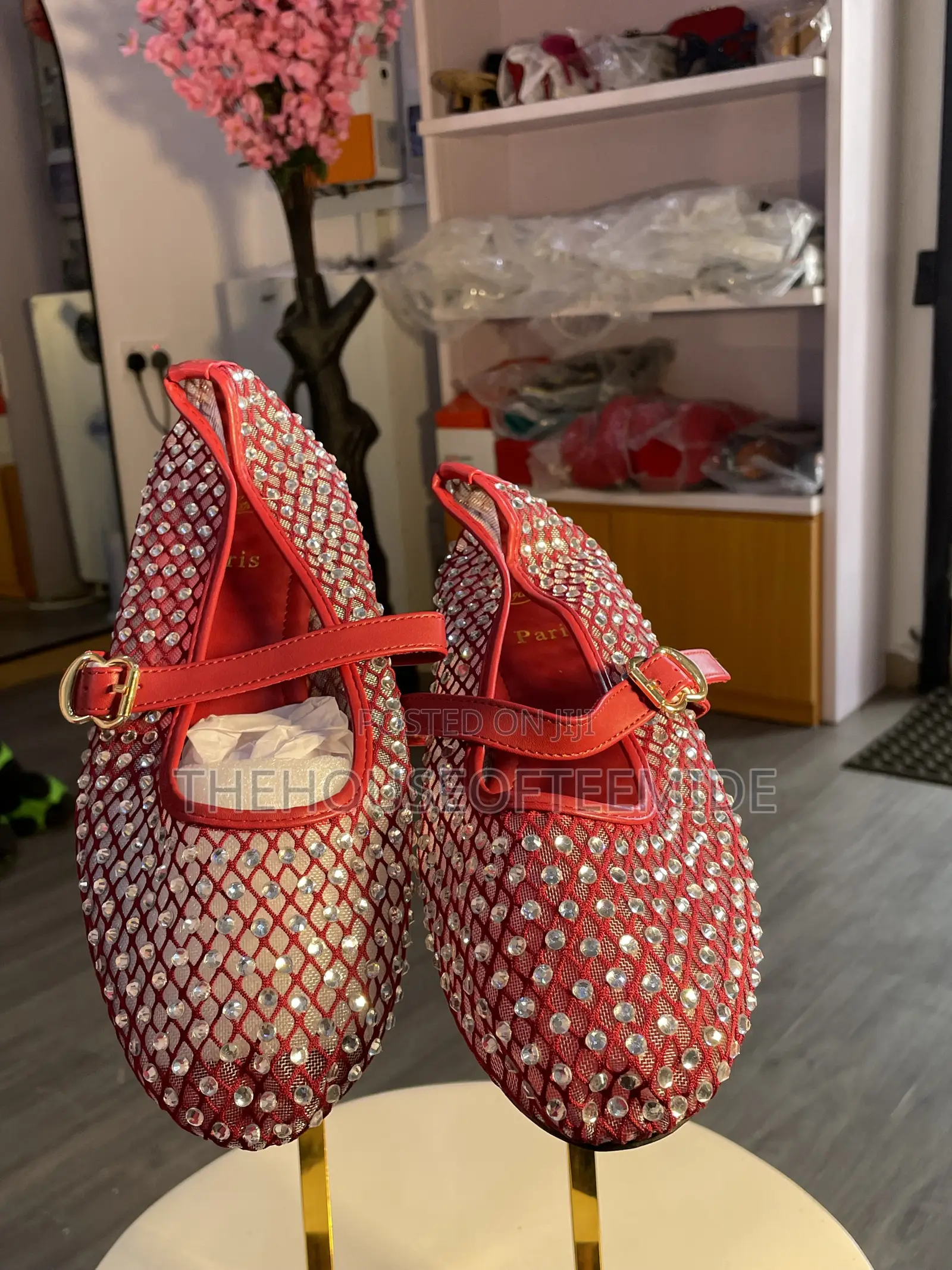 Stoned Flat Shoe