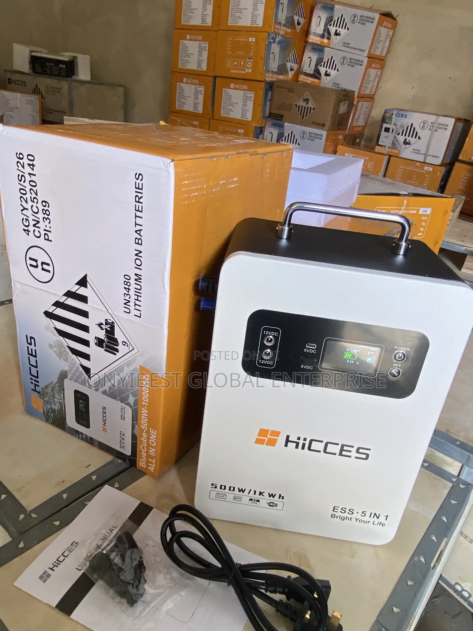 HiCeeS 1KWh Solar Power Station
