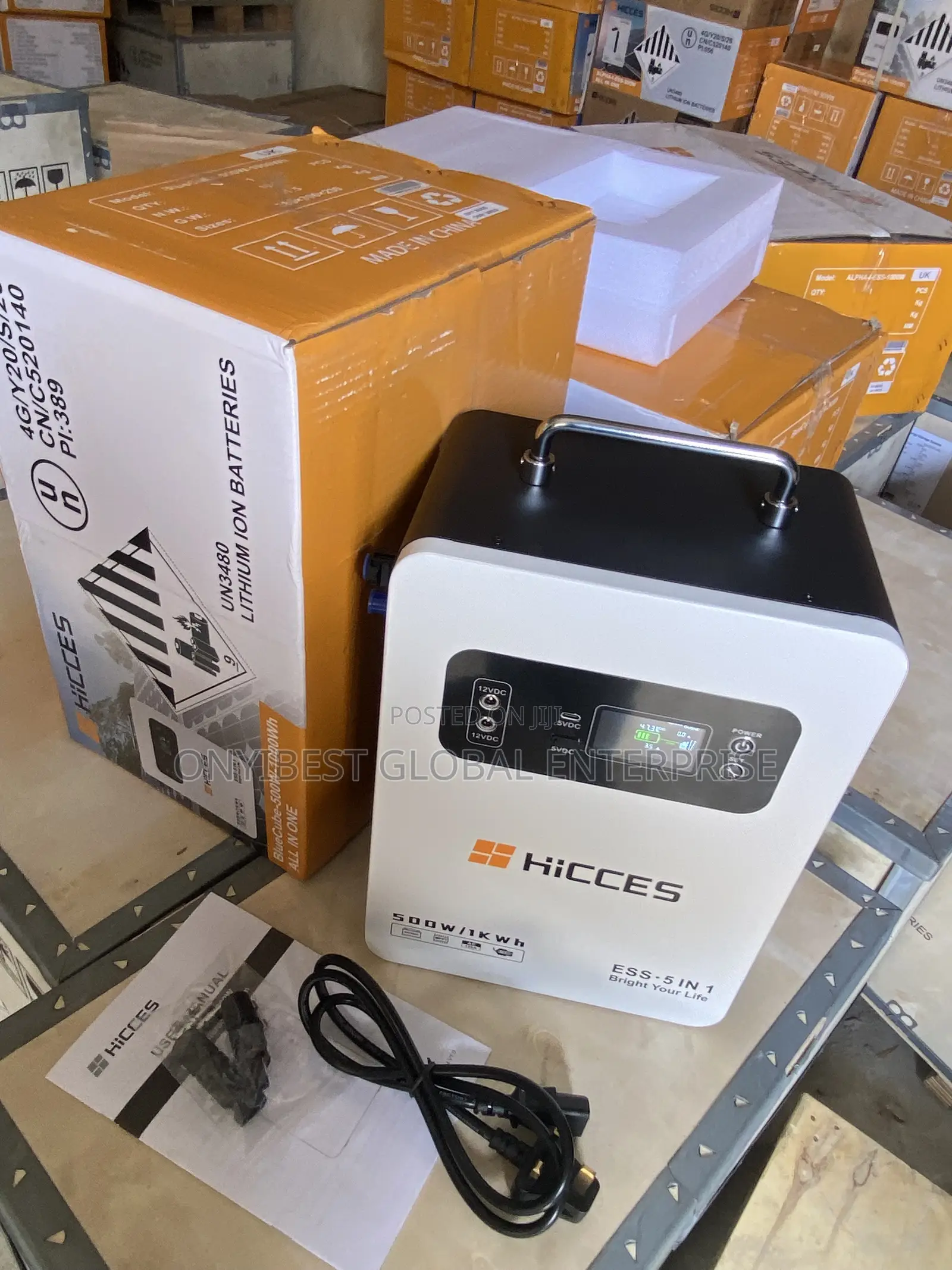 HiCeeS 1KWh Solar Power Station