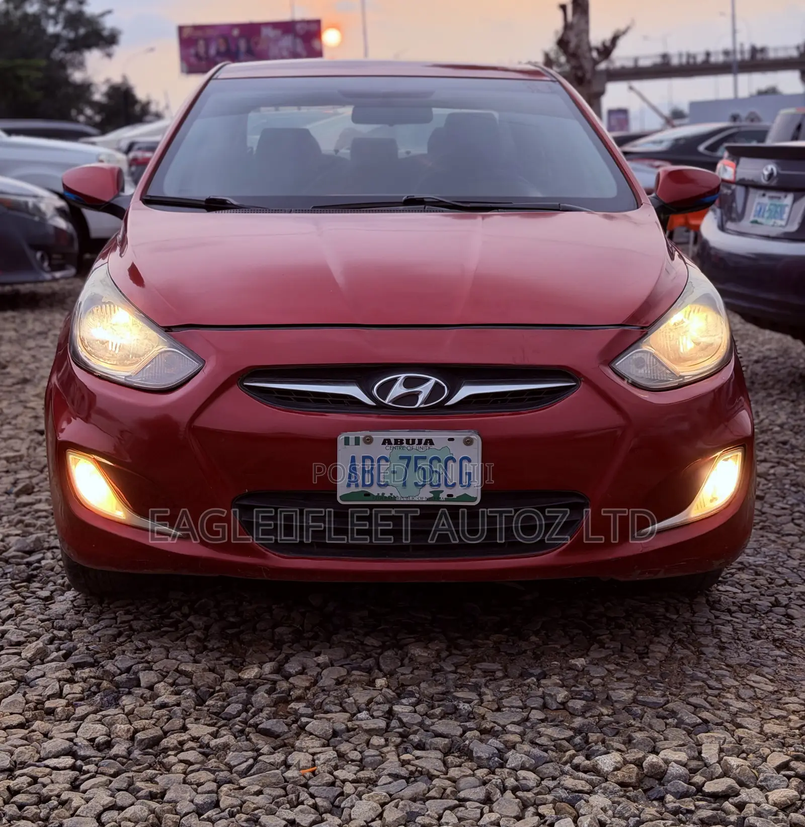 Hyundai Accent 2013 Red