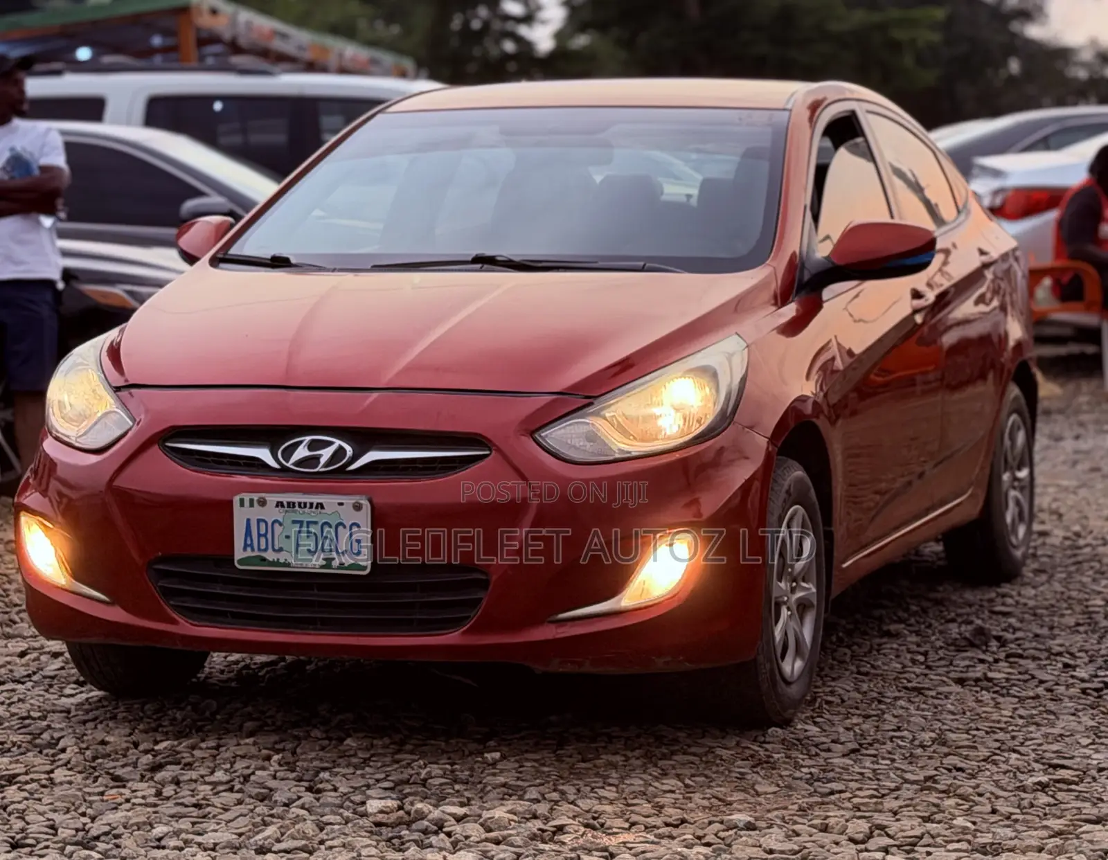Hyundai Accent 2013 Red