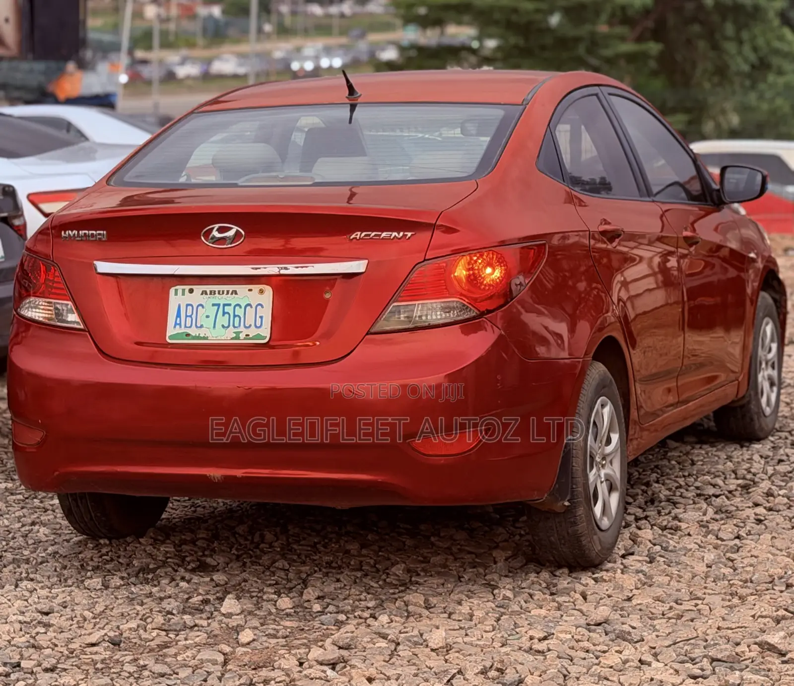 Hyundai Accent 2013 Red
