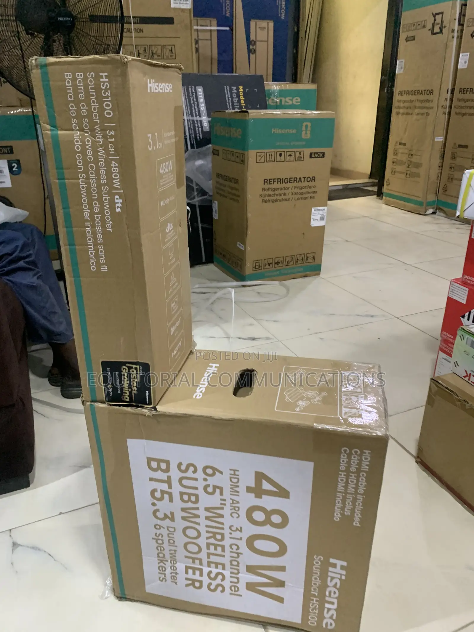 Hisense 480W Soundbar With Wireless Subwoofer