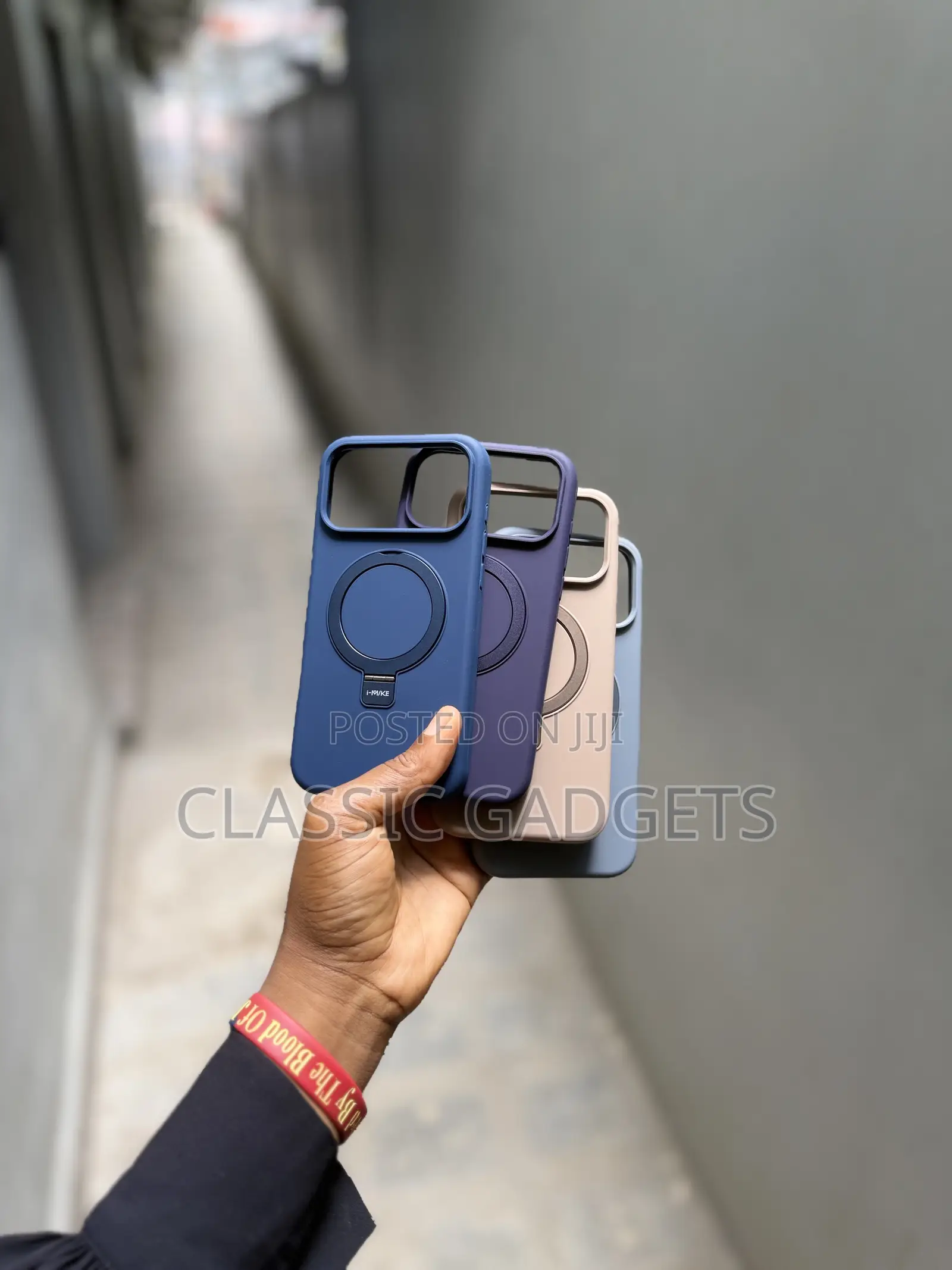 Liquid Soft Silicone Case With Magnetic Stand for iPhone 18 Pro Max