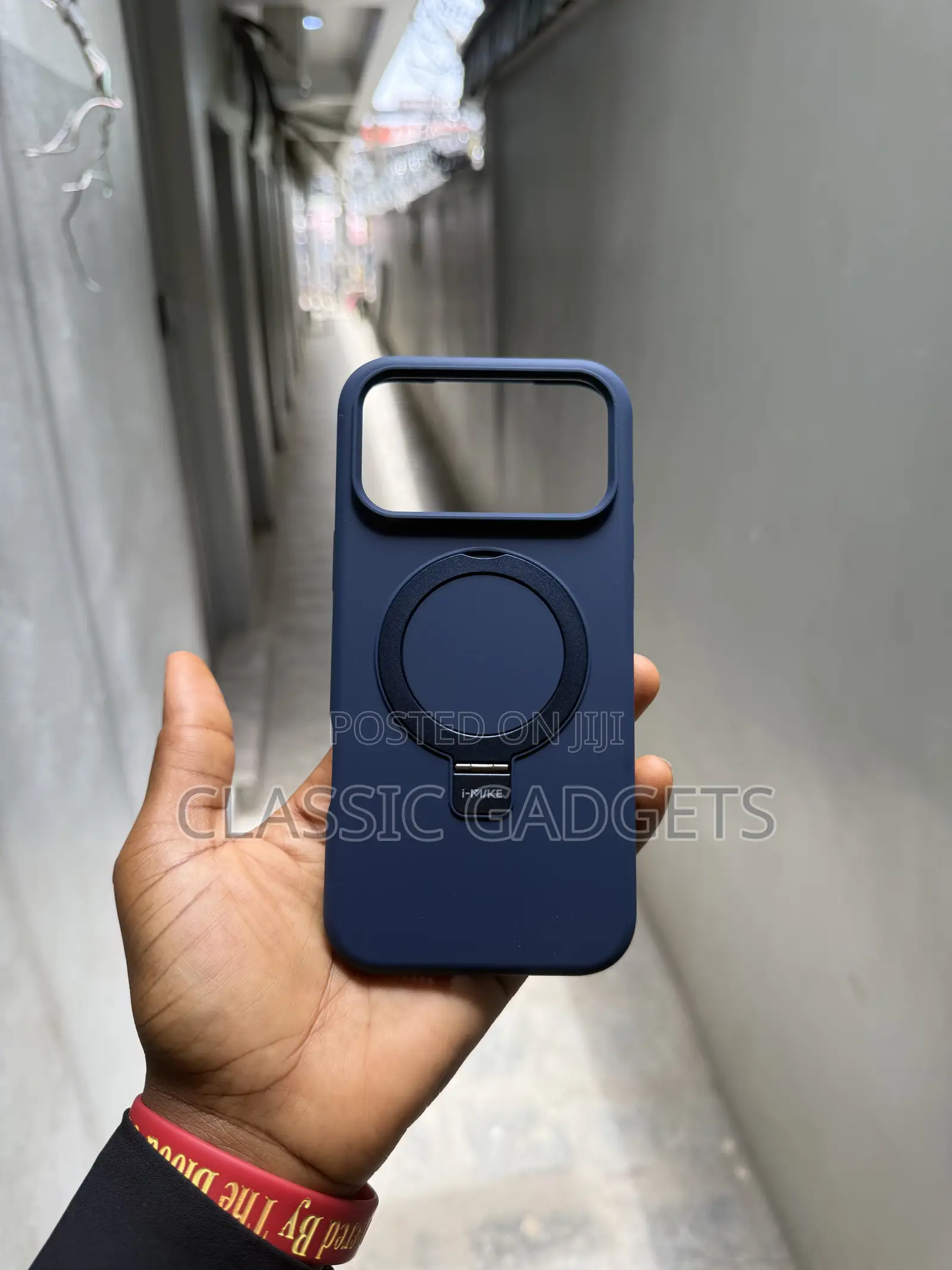 Liquid Soft Silicone Case With Magnetic Stand for iPhone 18 Pro Max