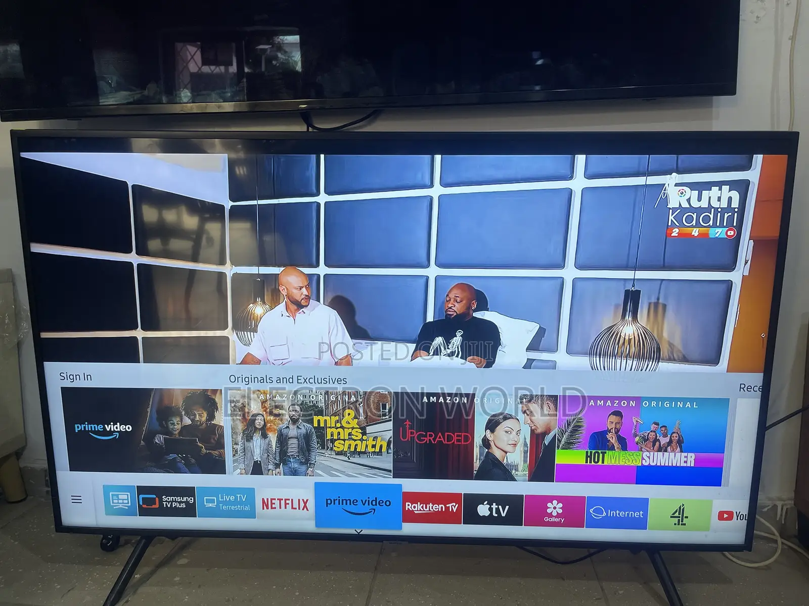 Made in Europe 55 Inch Curve Samsung Uhd HDR Smart TV