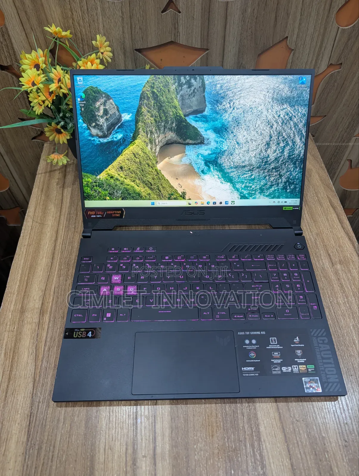 Laptop Asus TUF Gaming A15 16GB AMD Ryzen 7 SSD 1T