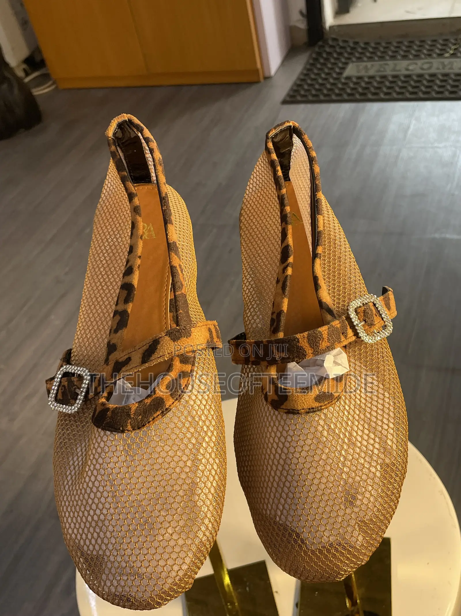 Leopard Print Flat Shoe