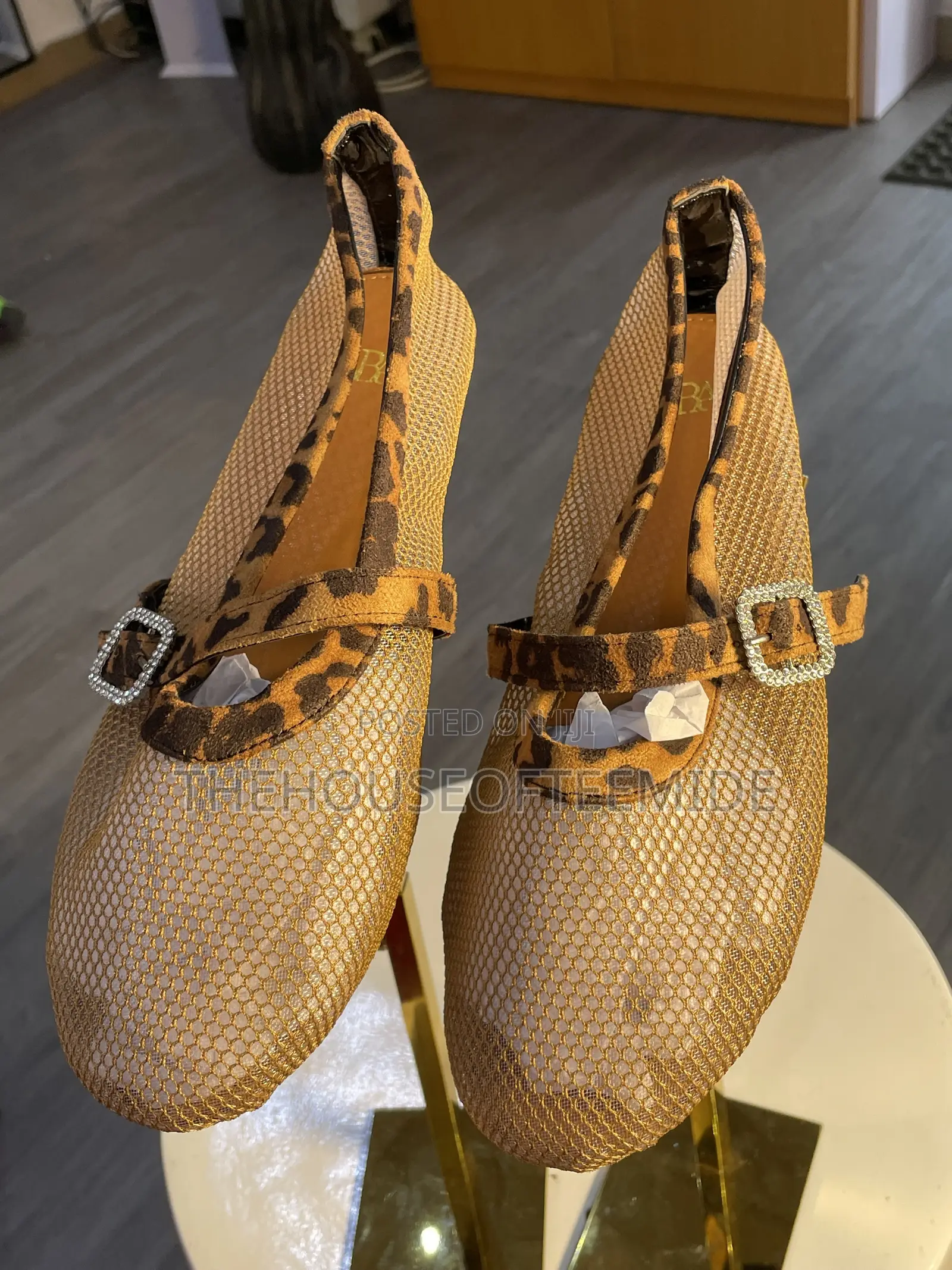 Leopard Print Flat Shoe