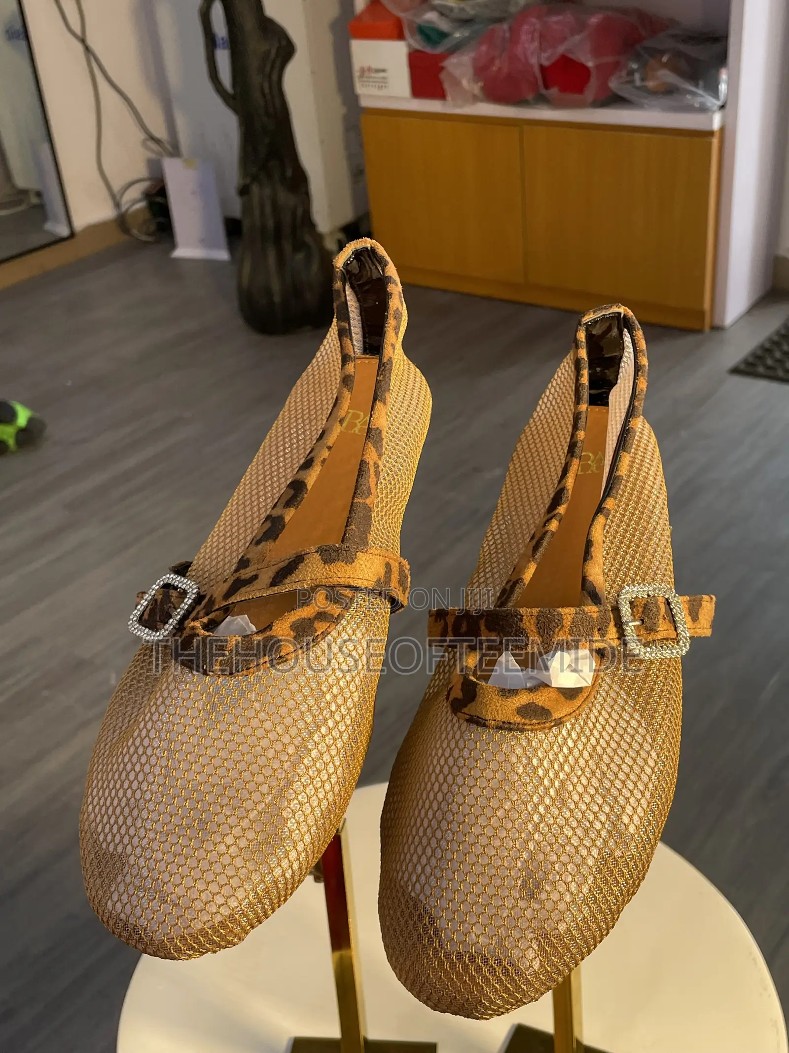 Leopard Print Flat Shoe