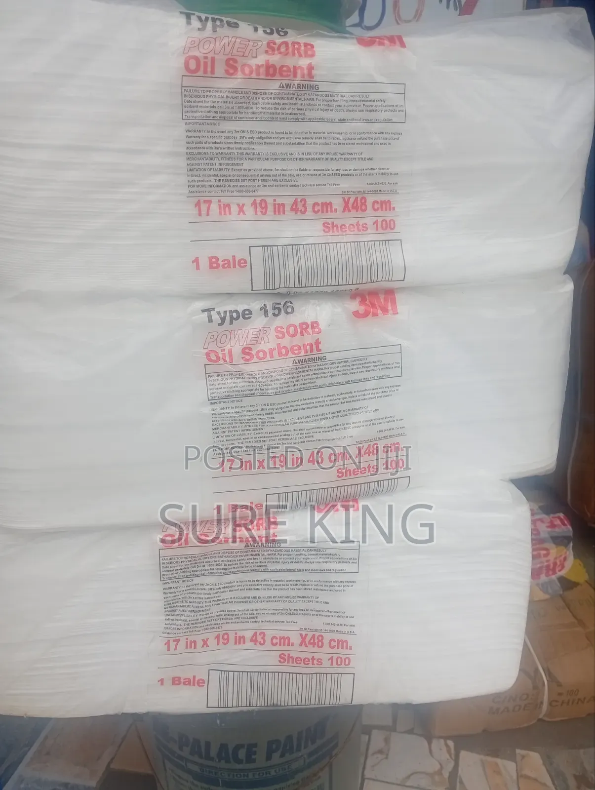 3M Type 156 Power Sorb Oil Sorbent (100 Sheets)