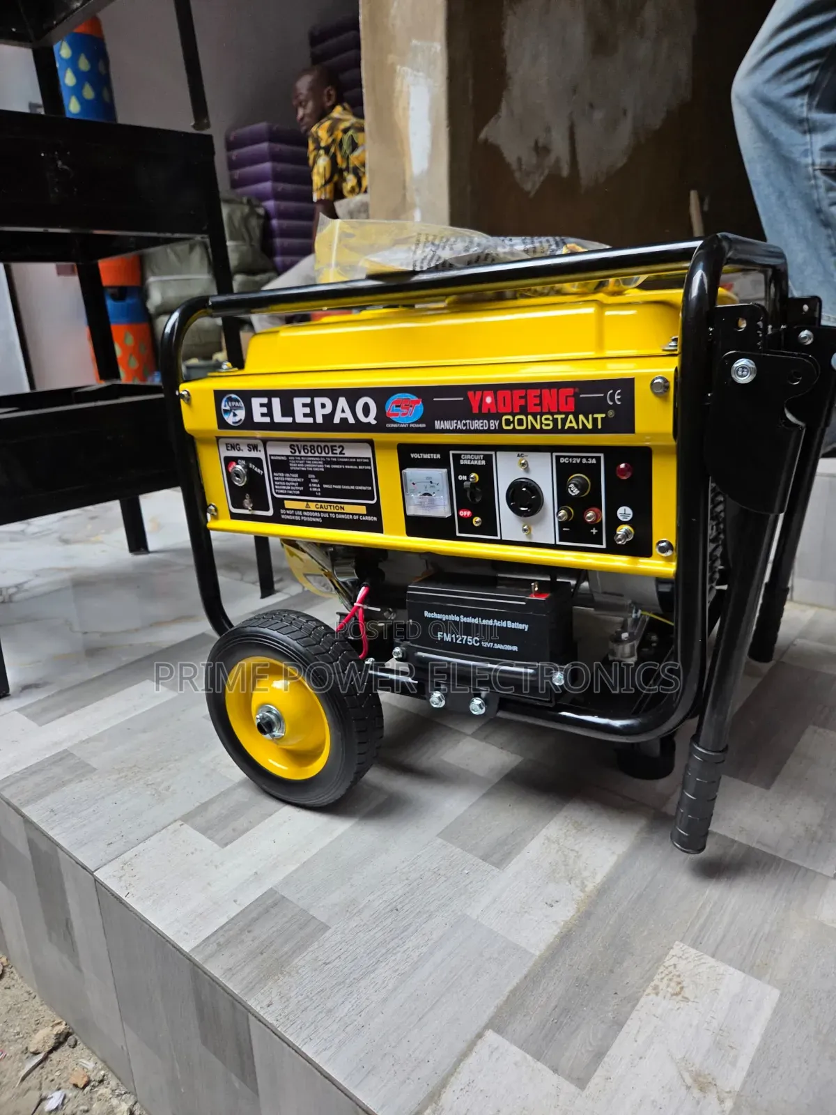 4.5kVA Elepaq Petrol Generator – Manual Start, Copper Coil