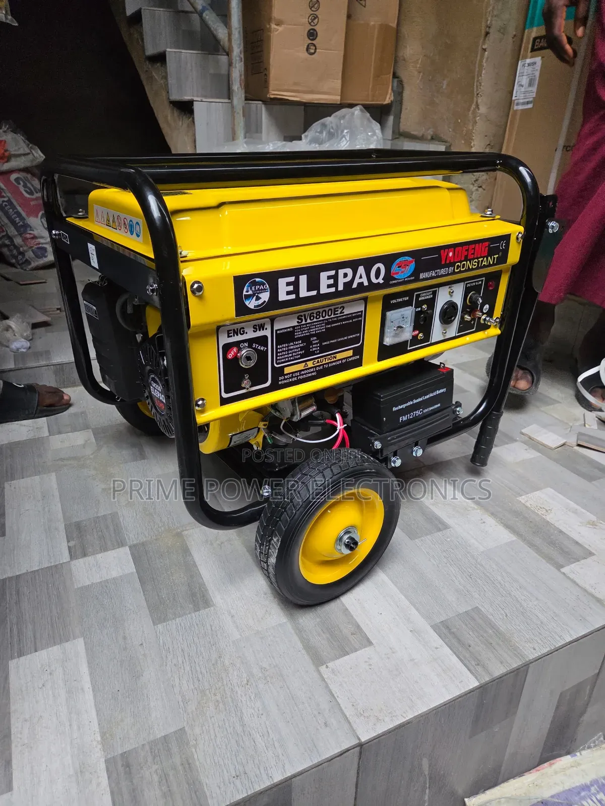 4.5kVA Elepaq Petrol Generator – Manual Start, Copper Coil