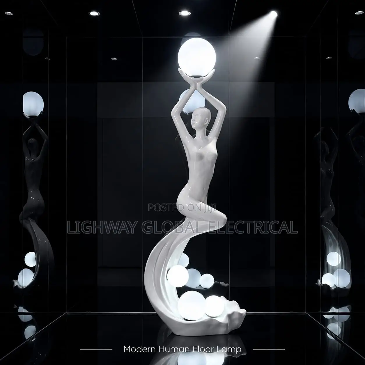 Hotel, Luxury Home Humonoid Sculpture Designer Statue Lamp