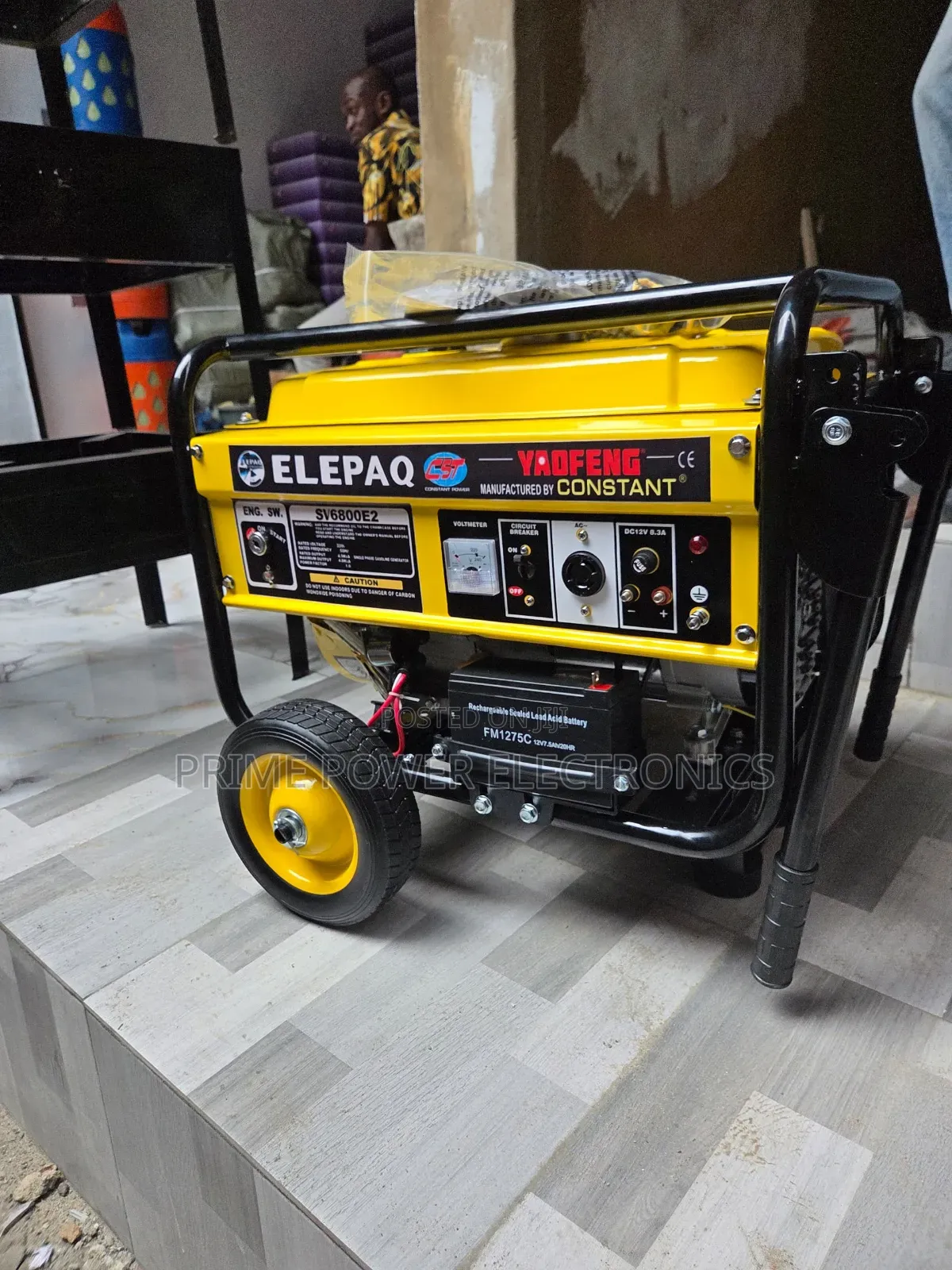 4.5kVA Elepaq Manual Petrol Generator – Durable Reliable
