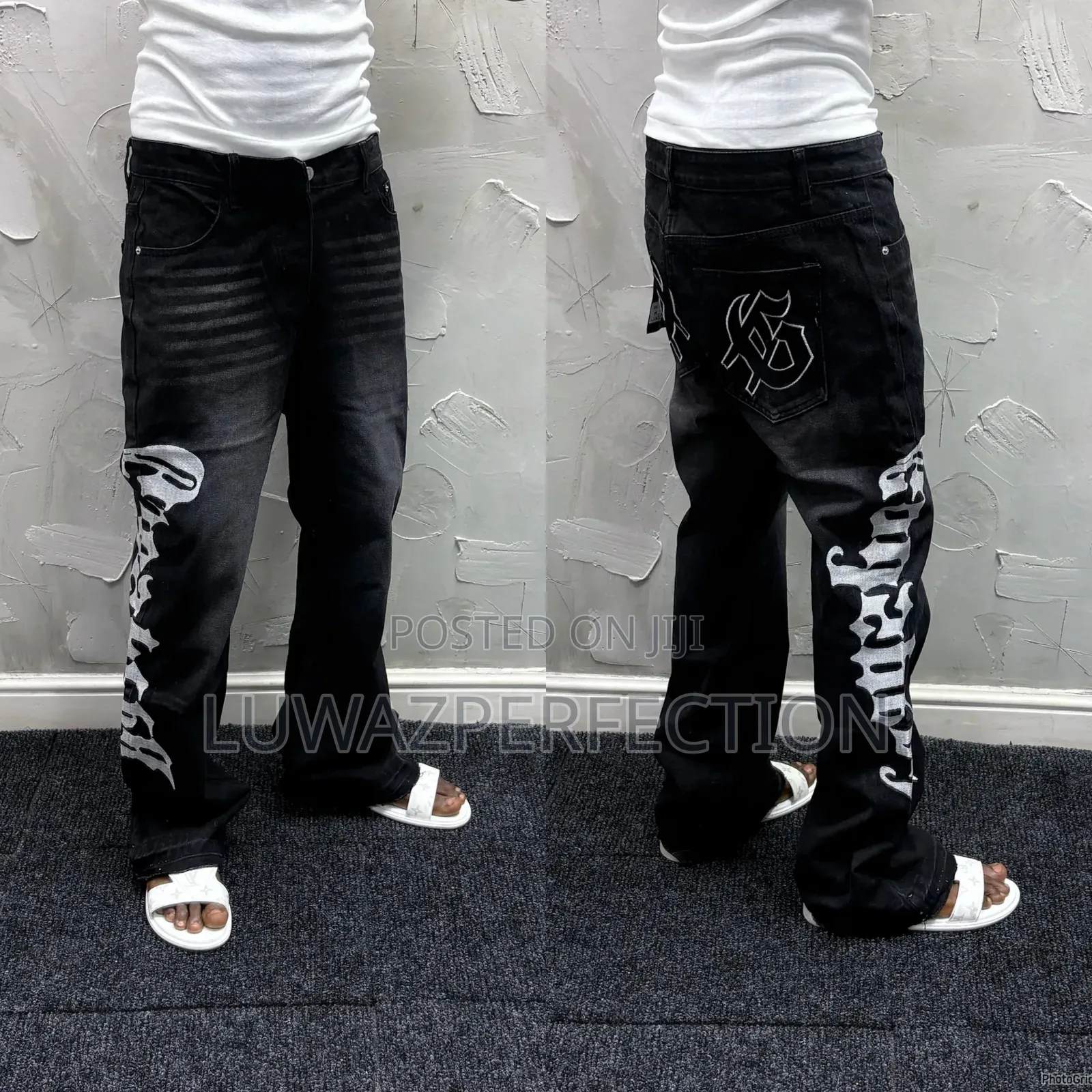_*Premium Quality Luxury Denim Baggy Jeans (32-38)