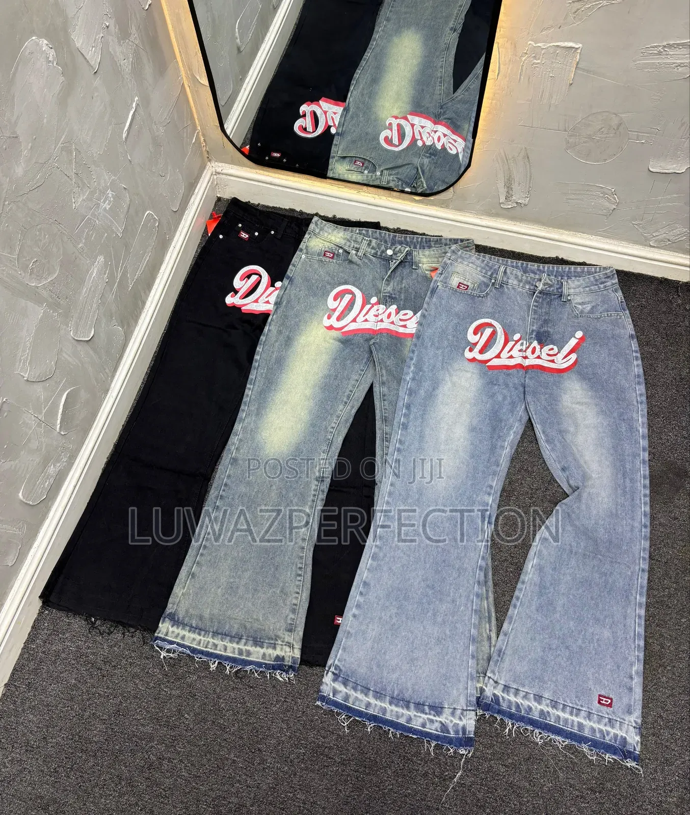 Premium Luxury Diesel Denim Baggy Jeans (32-38)