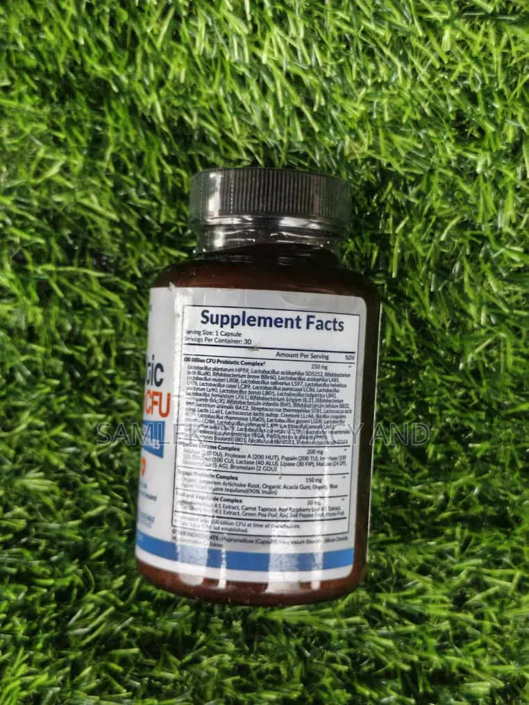 Raw Organic Probiotics 100BillionCFU,wit Prebiotics Digestive Enzymes