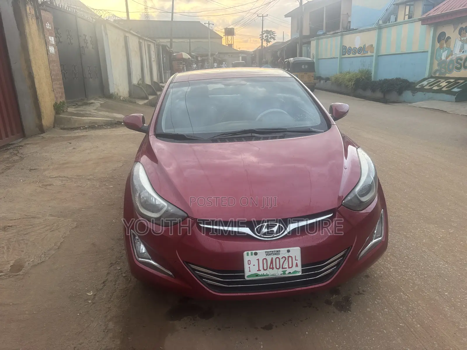 Hyundai Elantra Limited 4dr Sedan (1.8L 4cyl 6A) 2014 Red