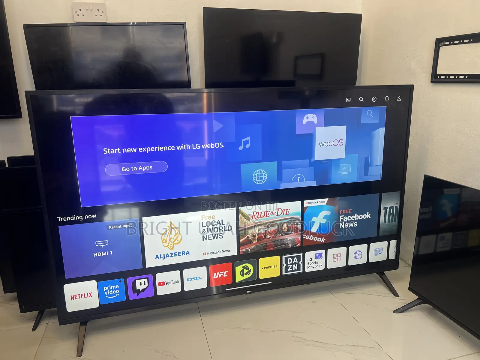 LG 65 Inches Inches Full Smart TV 2024 Model With Free Netflix Acct