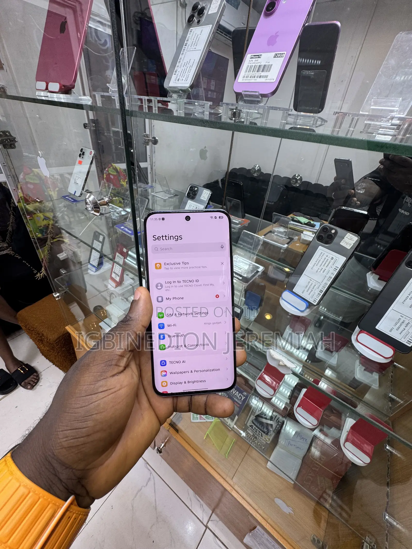 Tecno Spark Slim 256 GB Gray